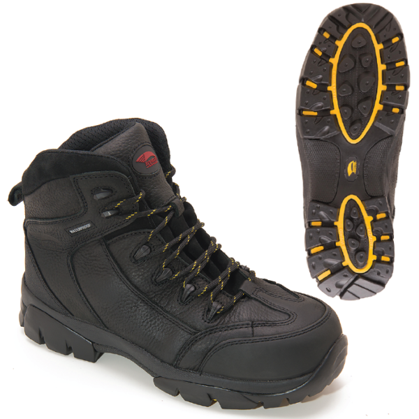 Men’s 6” Black WP Hiker Safety Boot – Safety Zone